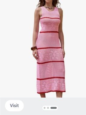 Chic Coverup crocheted dress